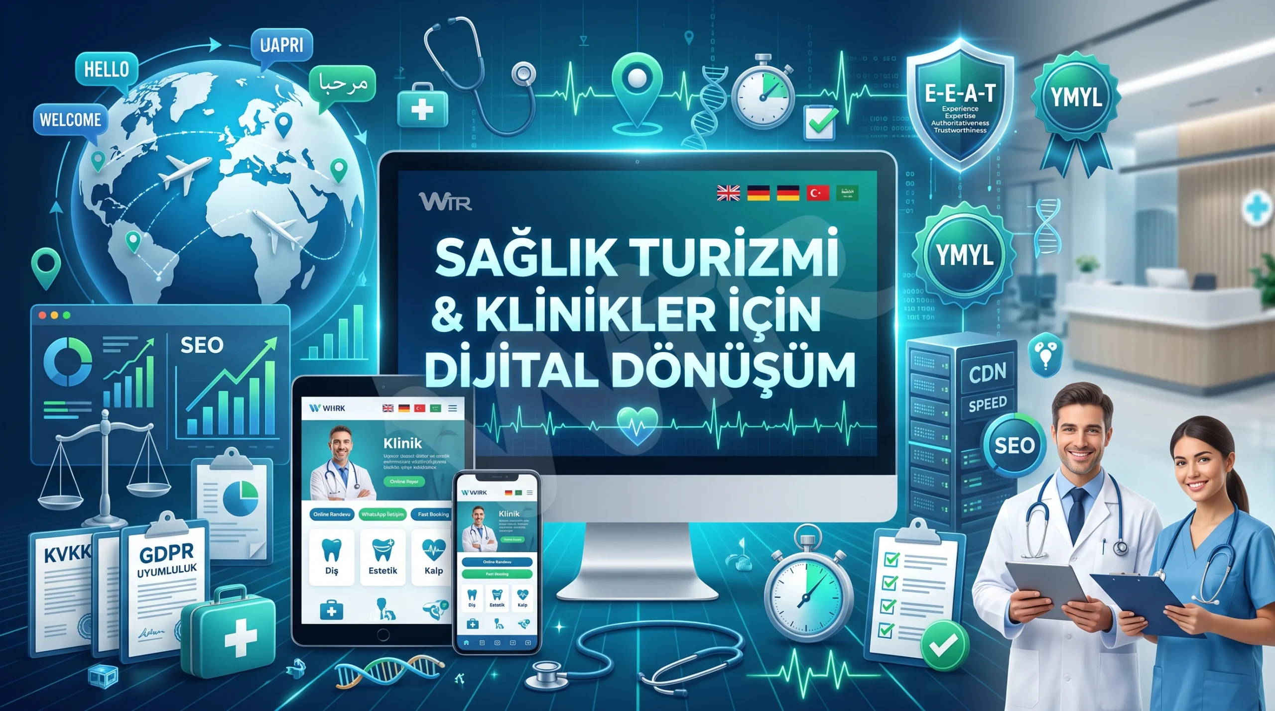Klinikler ve Sağlık Turizmi İçin Web Tasarım Rehberi